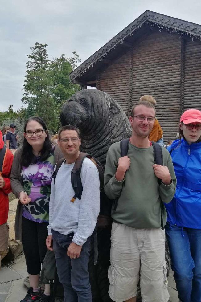 Le home Valère Delcroix en excursion à Pari Daiza